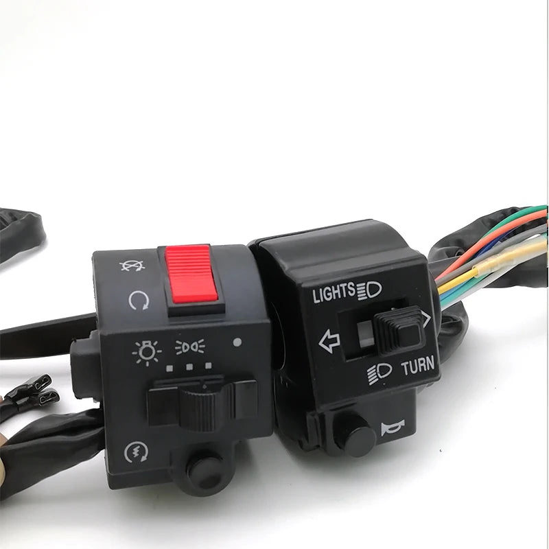 Universal 22mm Motorrad Lenker Schalter Hupe Blinker Elektrischer Startschalter