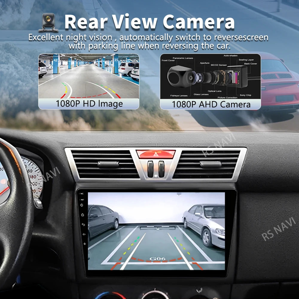 Android 16 For Fiat Stilo 2001 - 2010 2K QLED Android Car Radio Multimedia Video Player GP