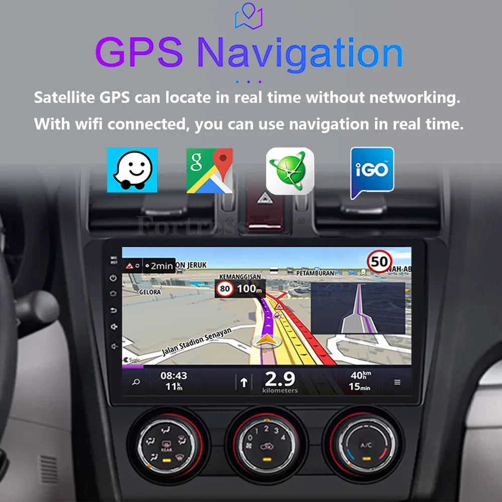 9" Android 16 Car Radio For Subaru Forester XV WRX 2012- 2015 2016 Multimedia Player 2Din
