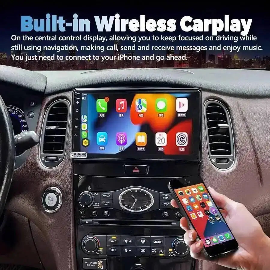 S 9" Android 15 DSP Navigation For Infiniti QX50 EX25 EX35 2013-2020 Multimedia Video Play | AUTOKITSHOP