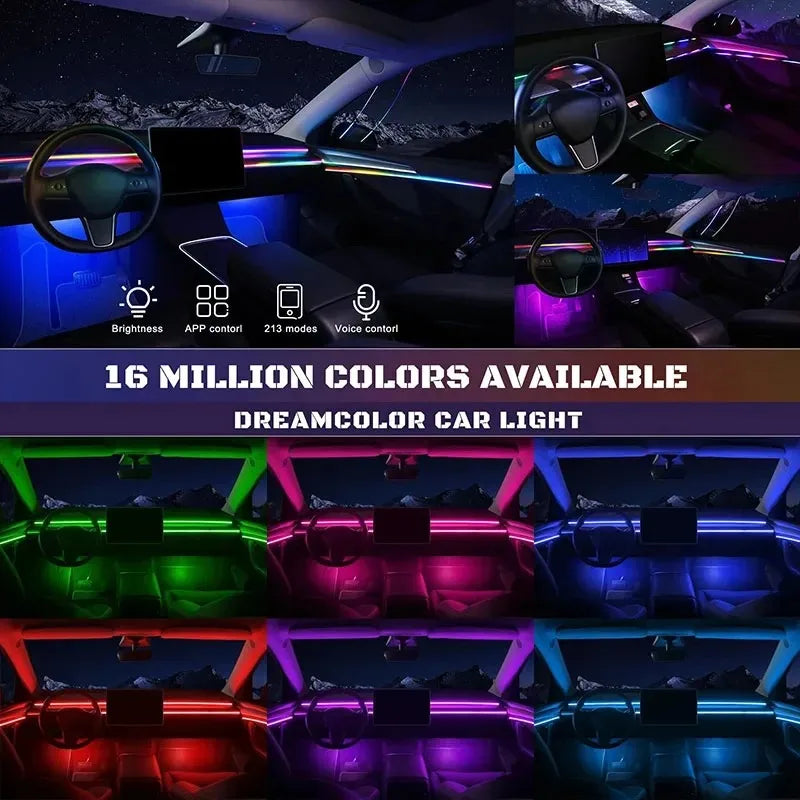 RGB - Ambient Light - App Control - Car Interior Lighting | AUTOKITSHOP