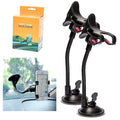 Car Cell Phone Holder Universal 360 Rotating Dashboard Suction Mount GPS Windshield Stands Auto  - Automotive LED Light