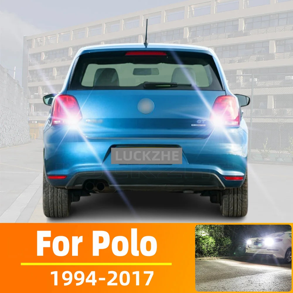 2-Piece LED Interior Light Kit for VW For POLO 6R 6C 9N 9N3 6N 6N1 6N2 1994-2013 - Canbus Dome Map Door Trunk Bulbs |...