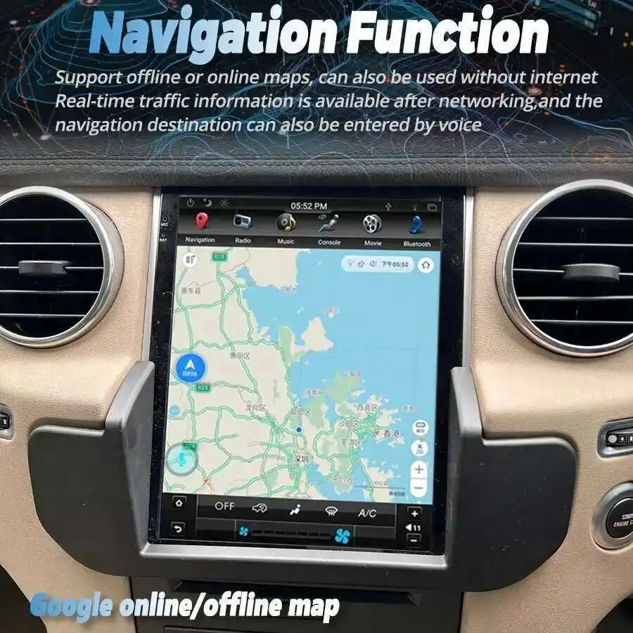 10.4inch Android 15 Car Radio For Land Rover Discovery 4 LR4 2009-2016 GPS Navigation Car  | AUTOKITSHOP