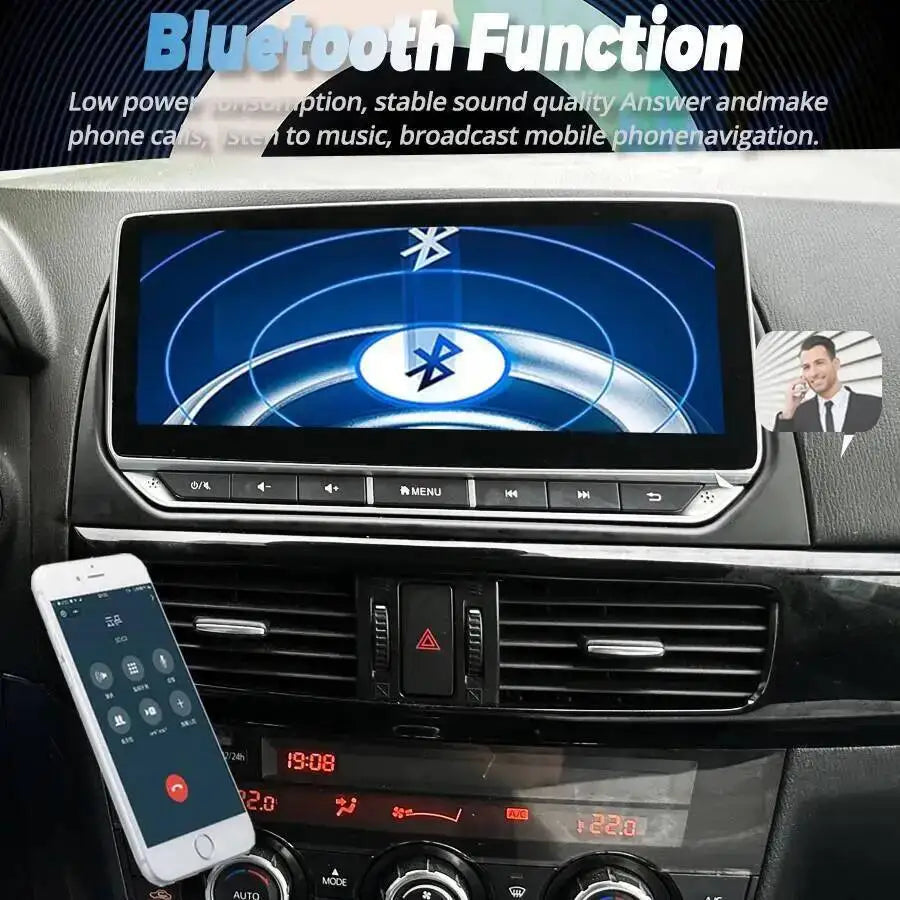 QLED Touch 10.25inch Screen For Mazda 6 GJ CX-5 CX5 Atenza 2012-2015 Auto Carplay GPS Car