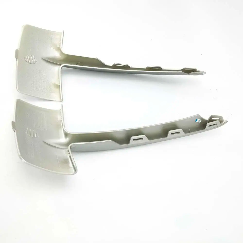 Pair Front Bumper Grill Grille Trim Molding Set For BMW X5 F15 2014-2017 Silver