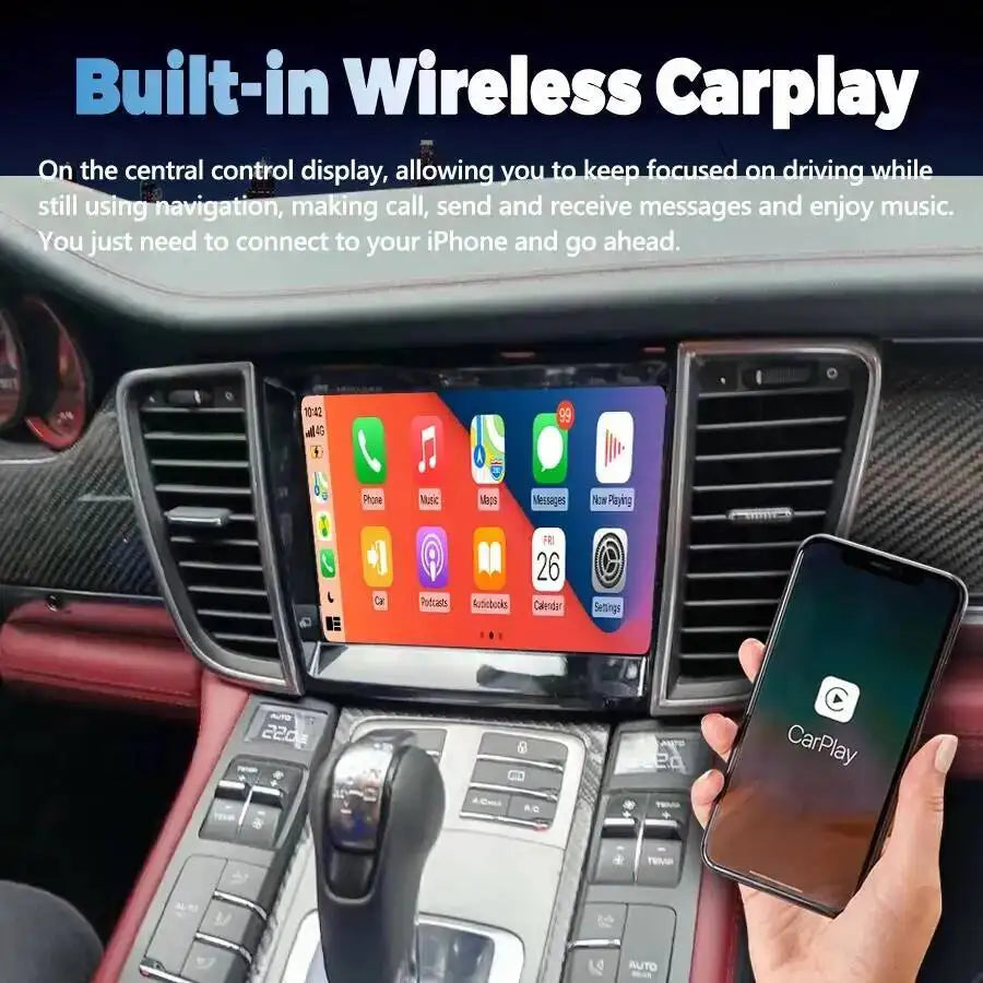 Multimedia Player Navigation HeadUnit 8.4" Screen Android Autoradio For Porsche Panamera 2 | AUTOKITSHOP