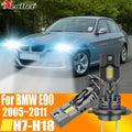 High Power H7 Led Headlight Canbus No Error H18 Car Bulb 6000K White Light Moto Diode Lamp