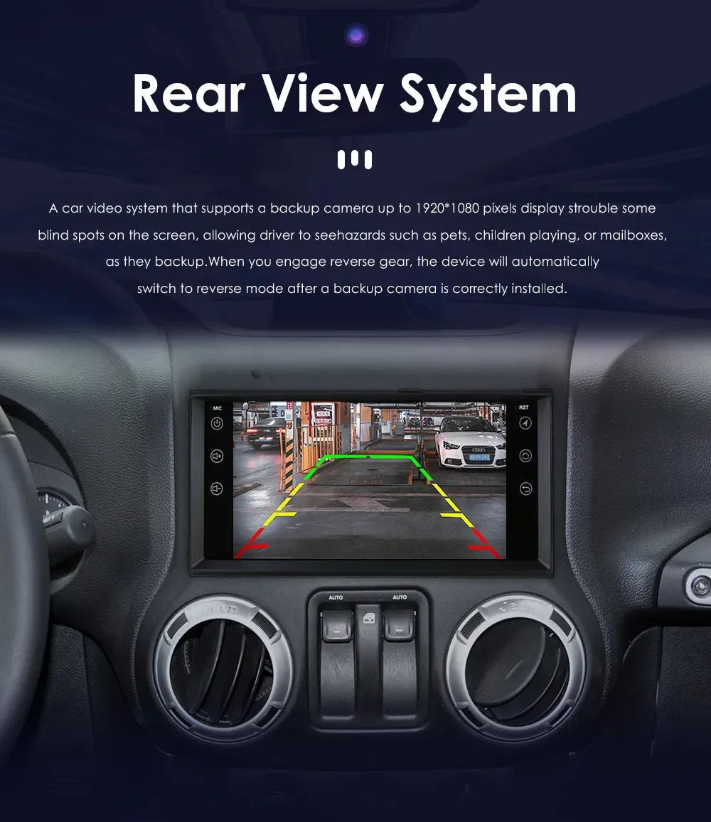 Carplay Android Auto Car Radio for Jeep Grand Cherokee Dodge Chrysler Wrangler GPS Navi ca