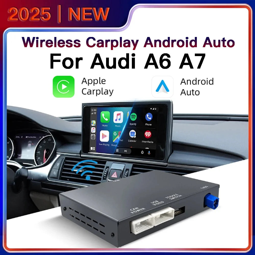 OEM Screen Upgrade Decoder Box for Audi A6 A7 2010-2015, 6.5"/7" Screen, MMI 3G RMC with C
