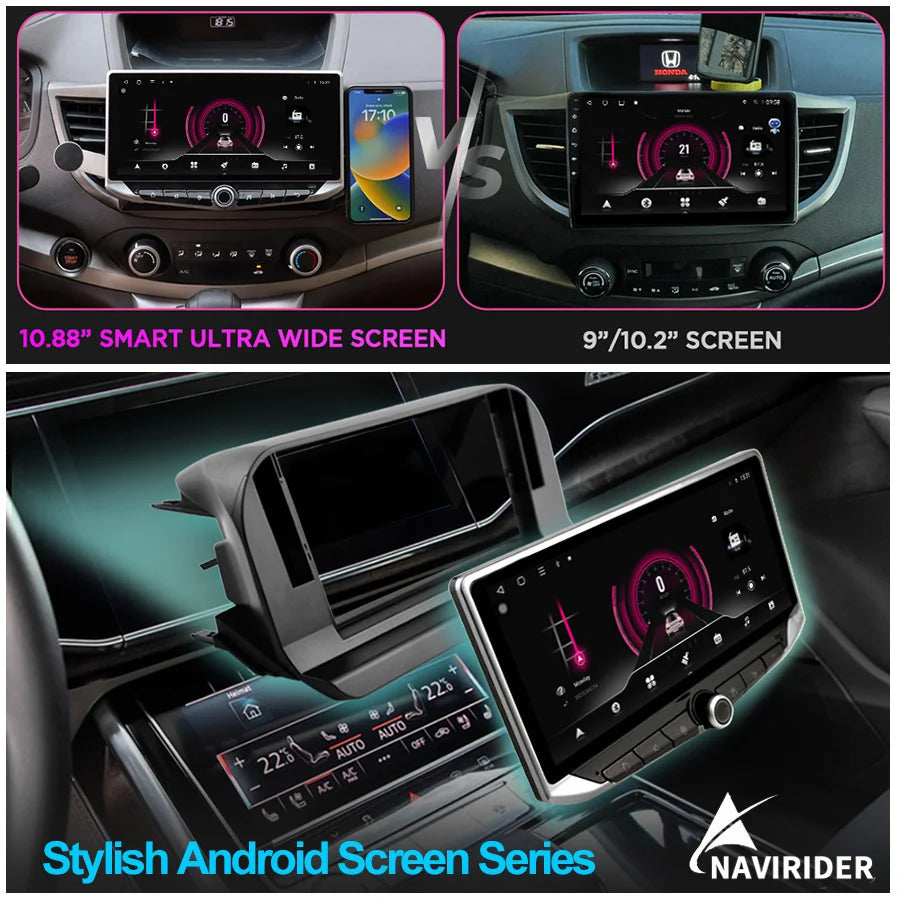 10.88" Qled Screen Android 14 Carplay For Ford Transit 2022 2023 Android Multimedia Video