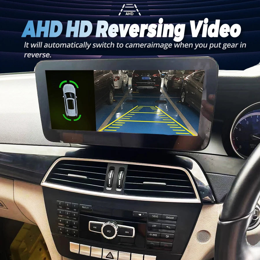 10.25Inch RHD Navi Car Radio For Mercedes Benz C Class W204 2011-2014 CarPlay BT Android 1