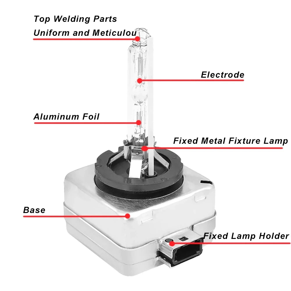 Xenon HID D3S Headlights Car Bulb 6000K High Low Beam For Ford Mustang 2008 2009 2010 2011