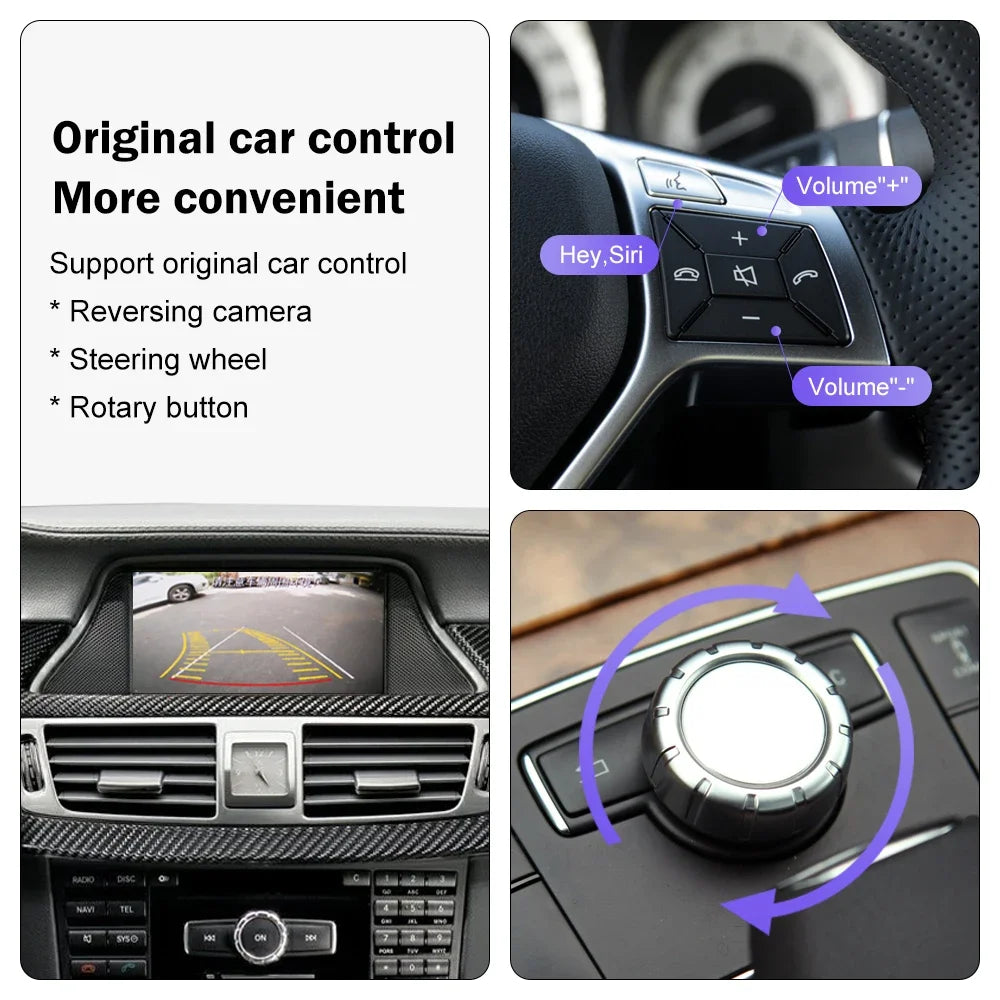 Wireless CarPlay for Mercedes Benz CLS W218 2011-2015 NTG4.5/4.7 Con Android Auto Mirror L | AUTOKITSHOP