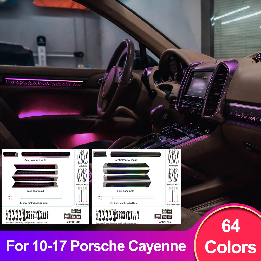 RGB - Ambient Light - for Porsche 2010-2017 - App Control - Car Interior Lighting