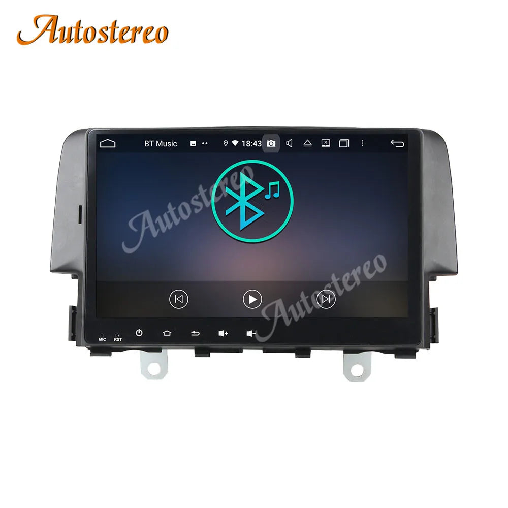 Carplay For Honda Civic 2016-2021 Android 13.0 Car Radio GPS Navigation Multimedia Player