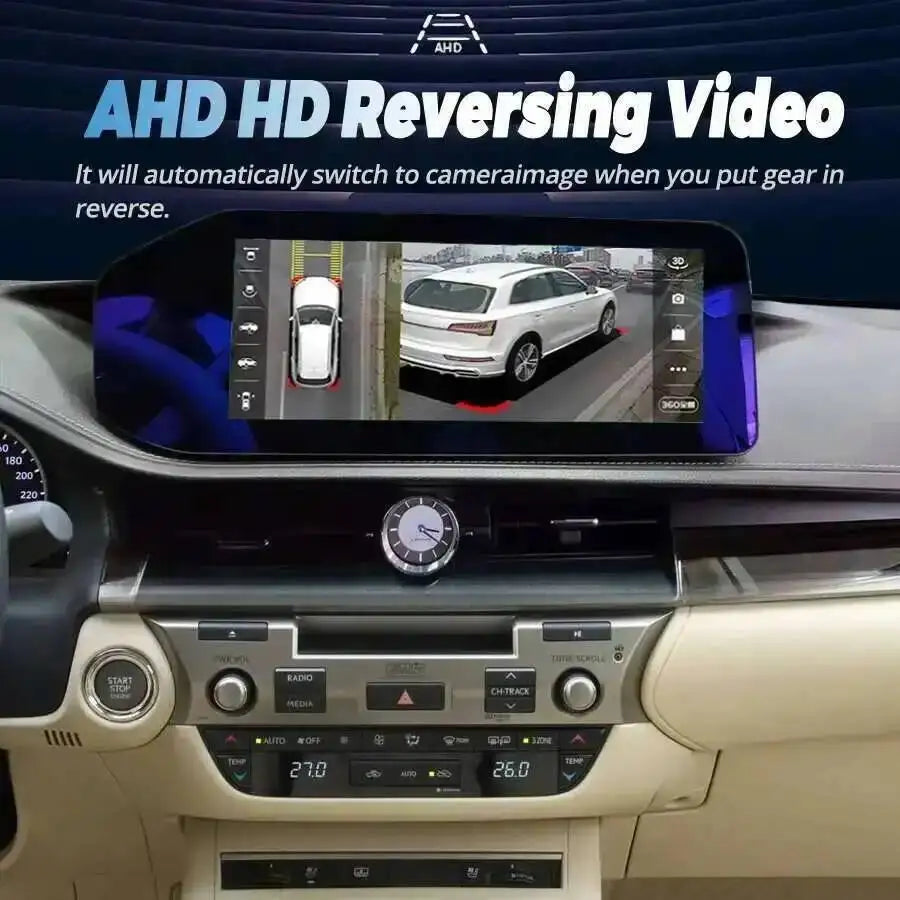 Gps Navi Stereo For Lexus ES ES300 ES250 ES350 ES300h 2013-2017 Android 14 BT Carplay 12.3
