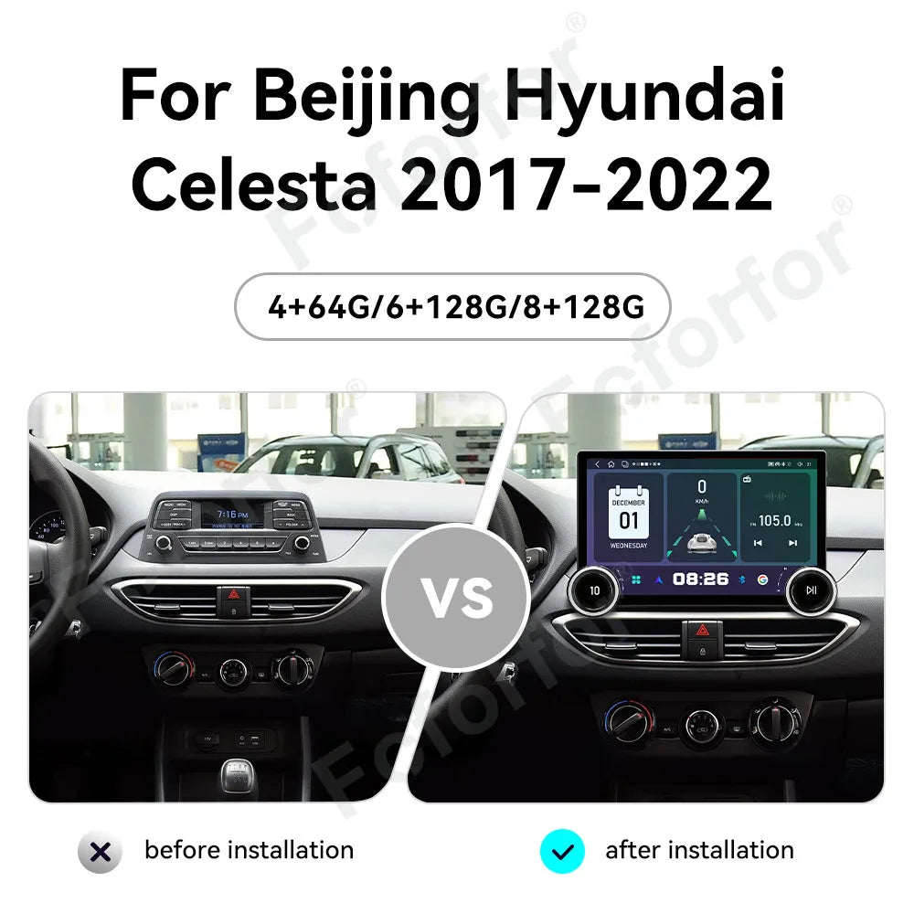 Crystal Clear Touch 11.5 Inch Android 15 HD Touch GPS Multimedia CarPlay Android Auto For
