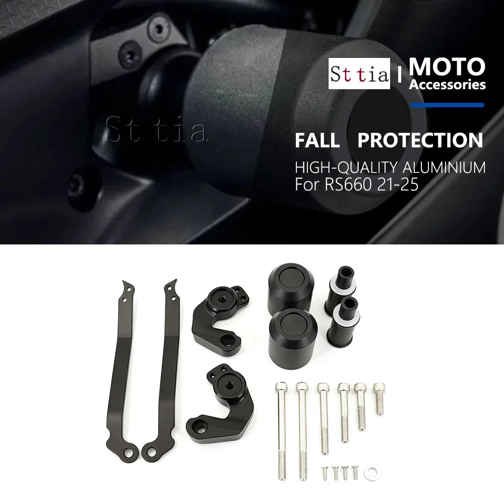 Motorcycle Frame Crash Pads For Apulia RS660 2021-2022 2023 2024 2025 Crash Shaft Engine Stator  - Automotive LED Light