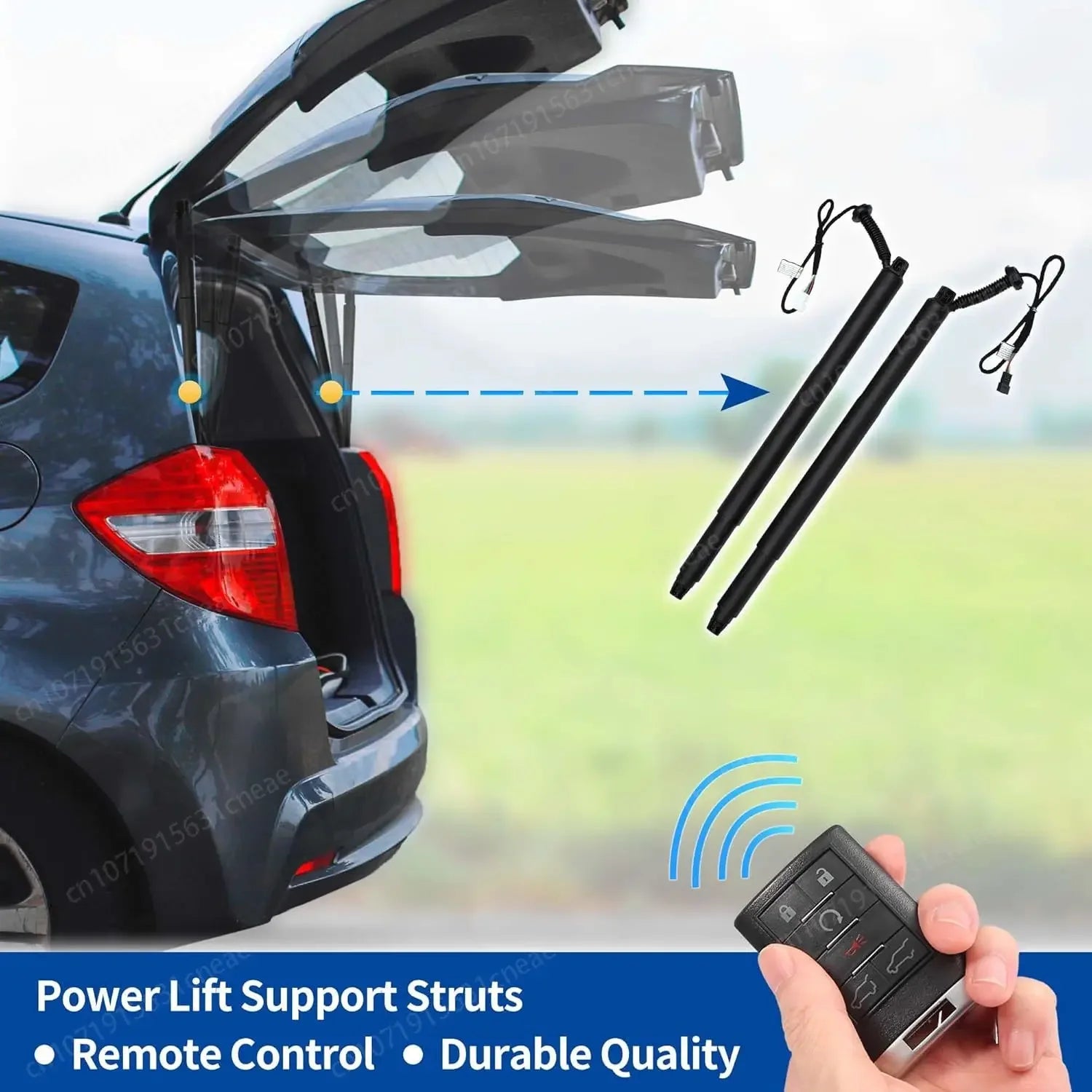 REAR PAIR SPINDLE DRIVE/GAS STRUT SPRING FOR AUTO TAILGATE BOOT FOR 2015-2019 BMW X6 F16 5 | AUTOKITSHOP