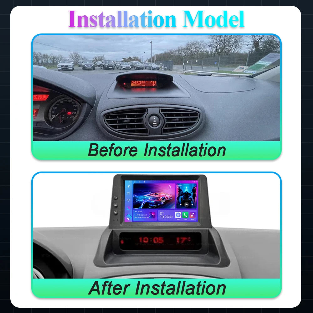 7 Inch For Renault Clio 3 2005 2006 2007 2008 2009 2010 2011 2012 2013 2014 Car Radio Andr | AUTOKITSHOP