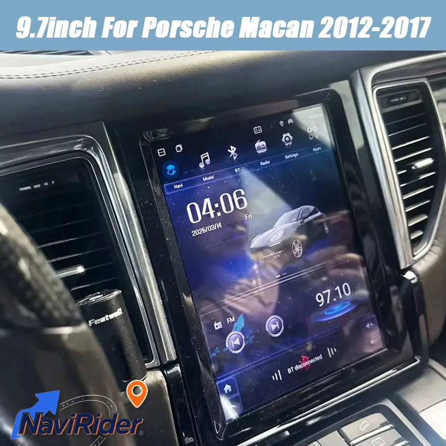 9.7" Screen Android Multimedia Player For Porsche Macan 2012-2017 Stereo Navigation Car Au