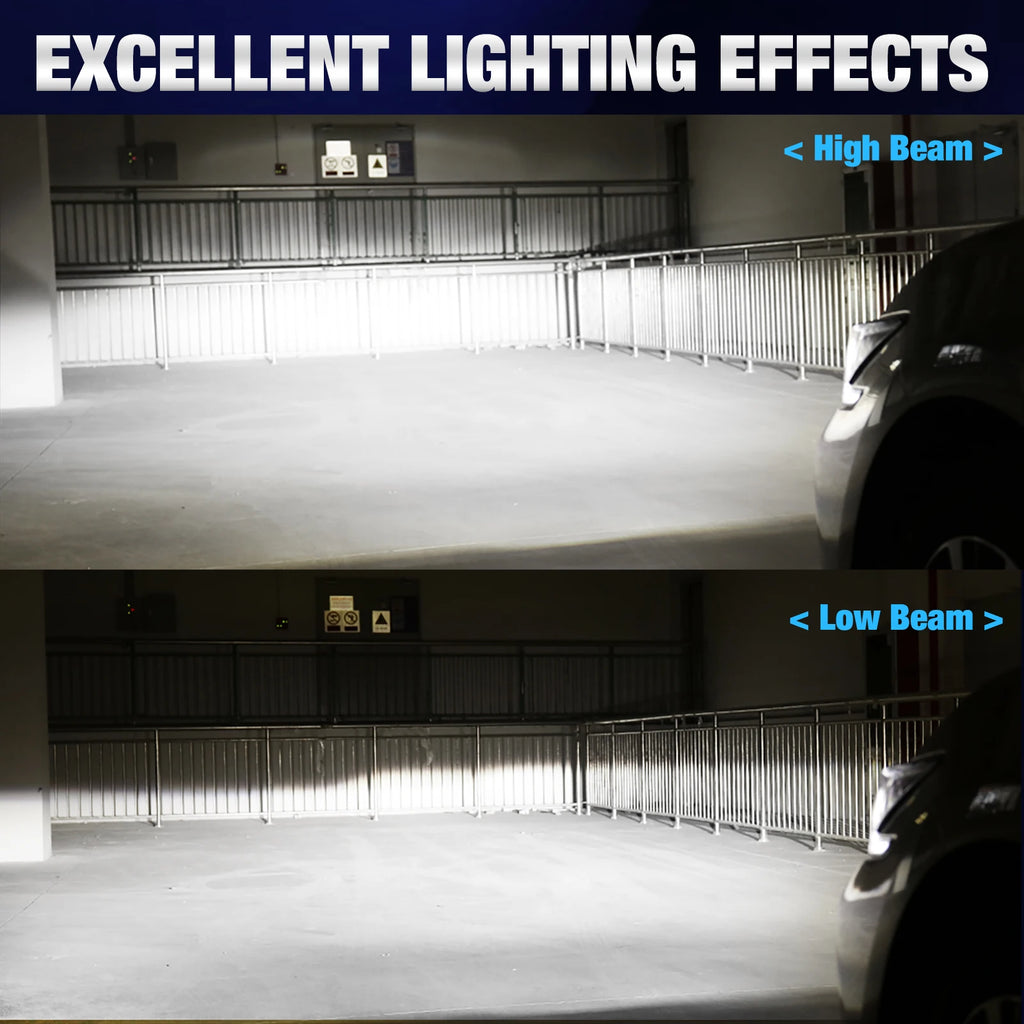 XSTORM H4 LED Headlight Bulbs 9003 HB2 LED Light Canbus 60W 20000LM High Low Beam 3570 CSP