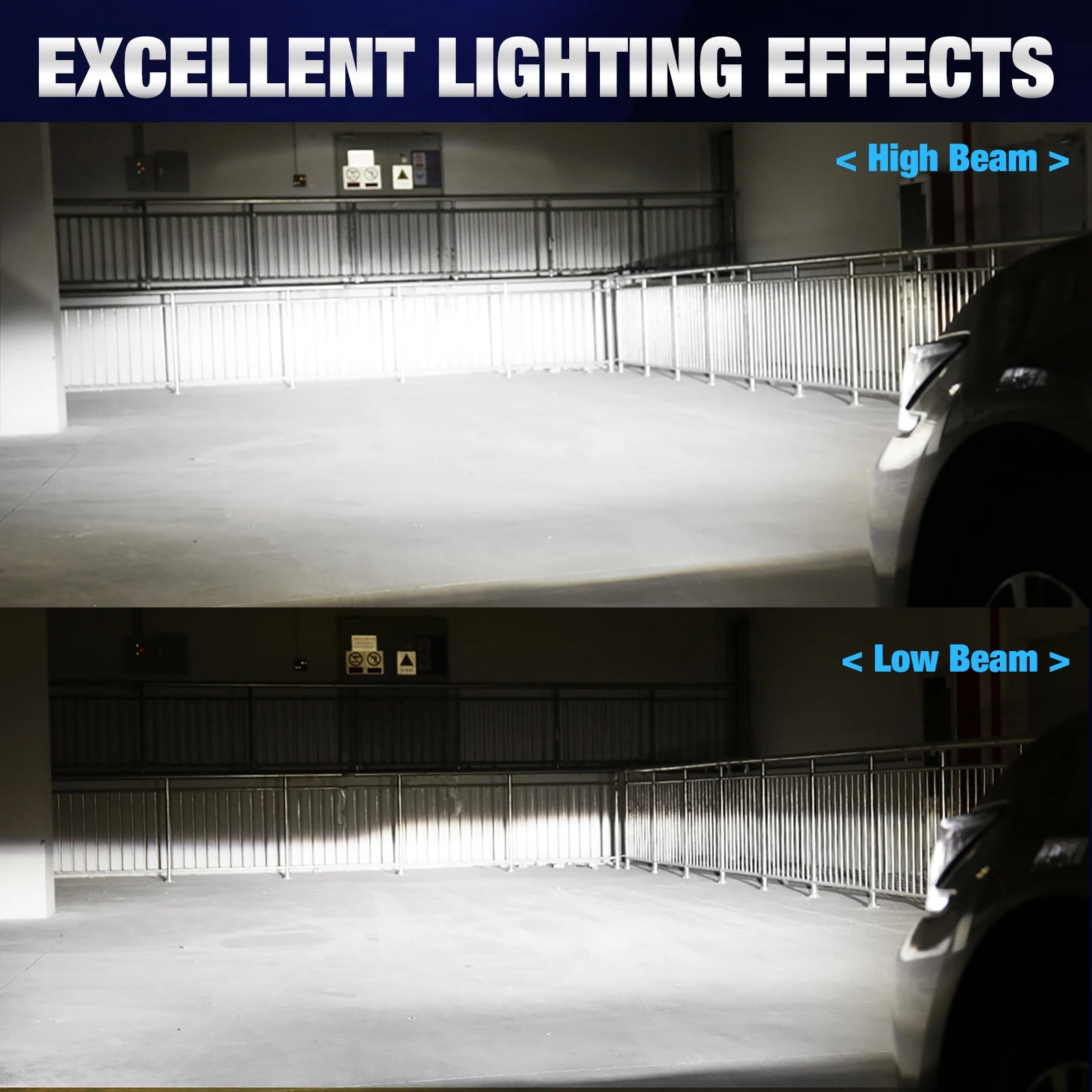 XSTORM H4 LED Headlight Bulbs 9003 HB2 LED Light Canbus 60W 20000LM High Low Beam 3570 CSP