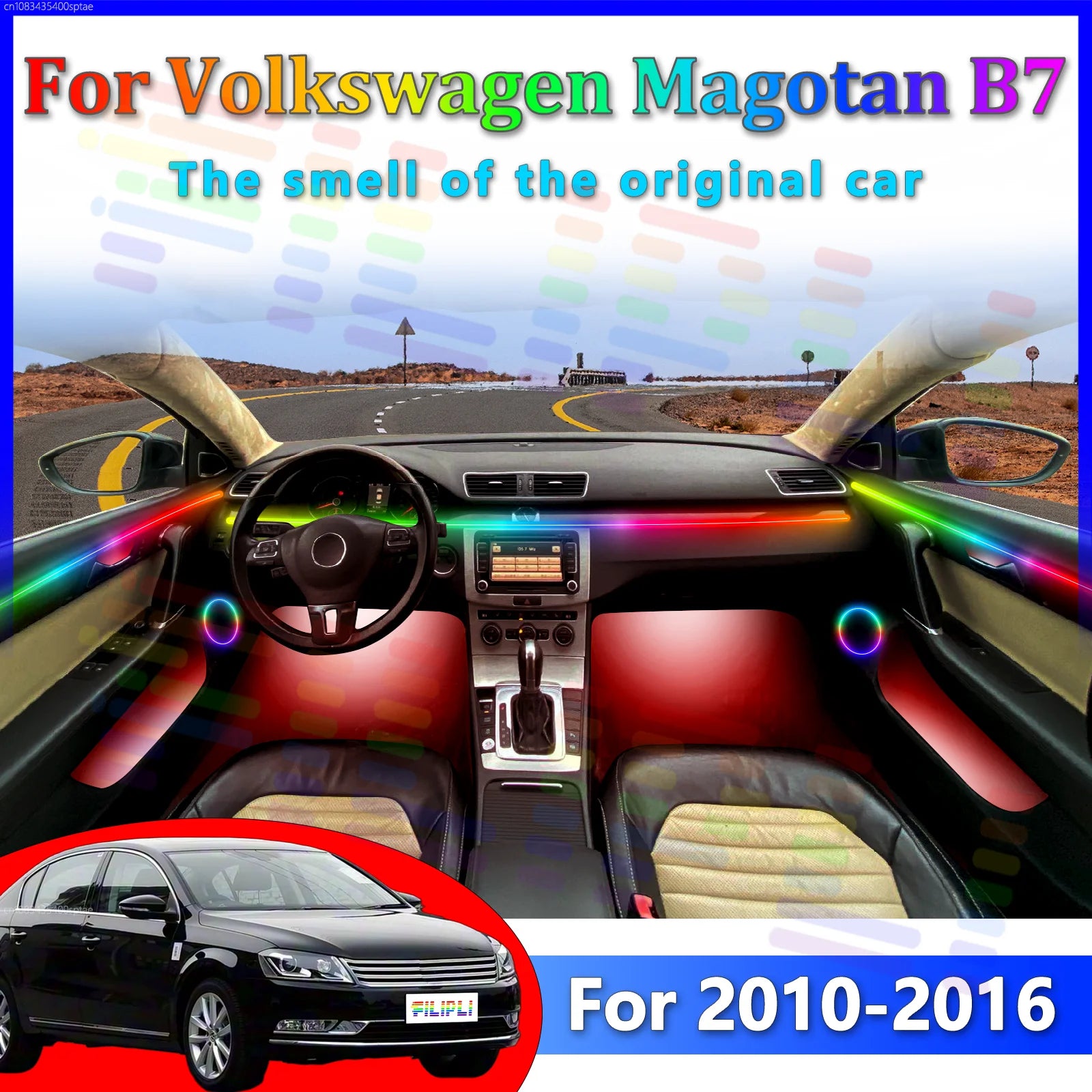 RGB - Ambient Light - for VW B7 2010-2016 - App Control - Car Interior Lighting | AUTOKITSHOP