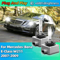 10000LM Bright HID Replacement Car Bulb Xenon Headlight 6000K 35W Light For Mercedes-Benz