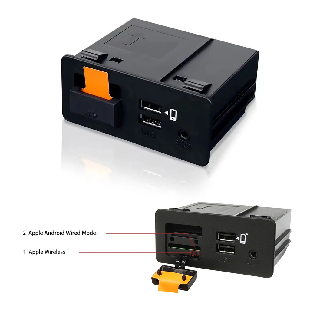2024 New P3 Wireless For Apple CarPlay Android Auto USB Adapter Hub OEM for Retrofit Mazda