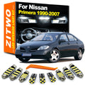 AutoKitShop LED Interior Reading Light License Plate Bulb Kit For Nissan Primera P10 P for Nissan P12 P10 P11 1990-2001 - Canb