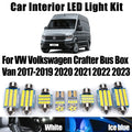 11-Piece LED Interior Light Kit for VW Volkswagen Crafter Bus Box Van 2017- 2021 - Canbus Dome Map Door Trunk Bulbs |...