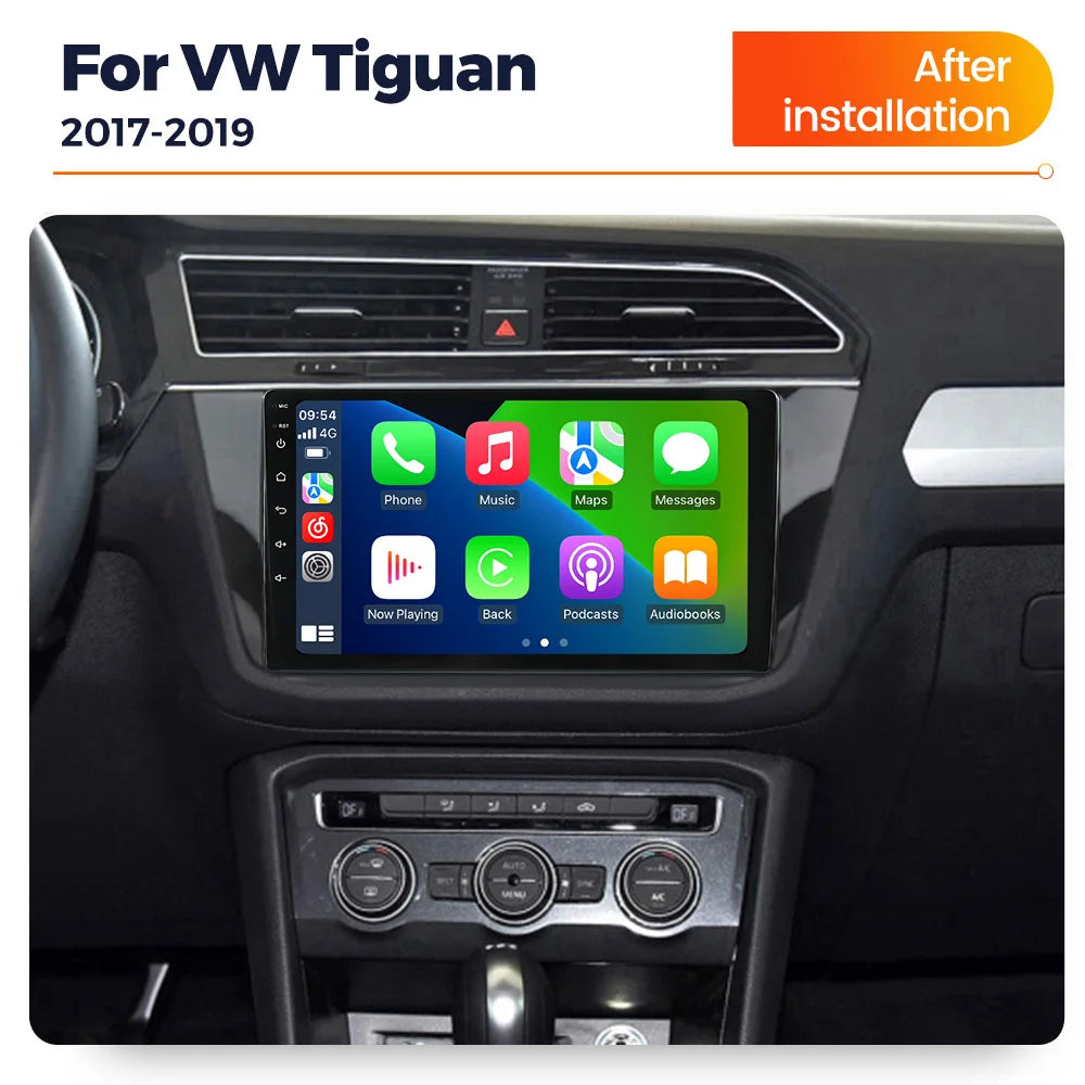 Wireless Carplay Android Autoradio For VW Tiguan 2017-2019 Android 14 Car Radio intelligen