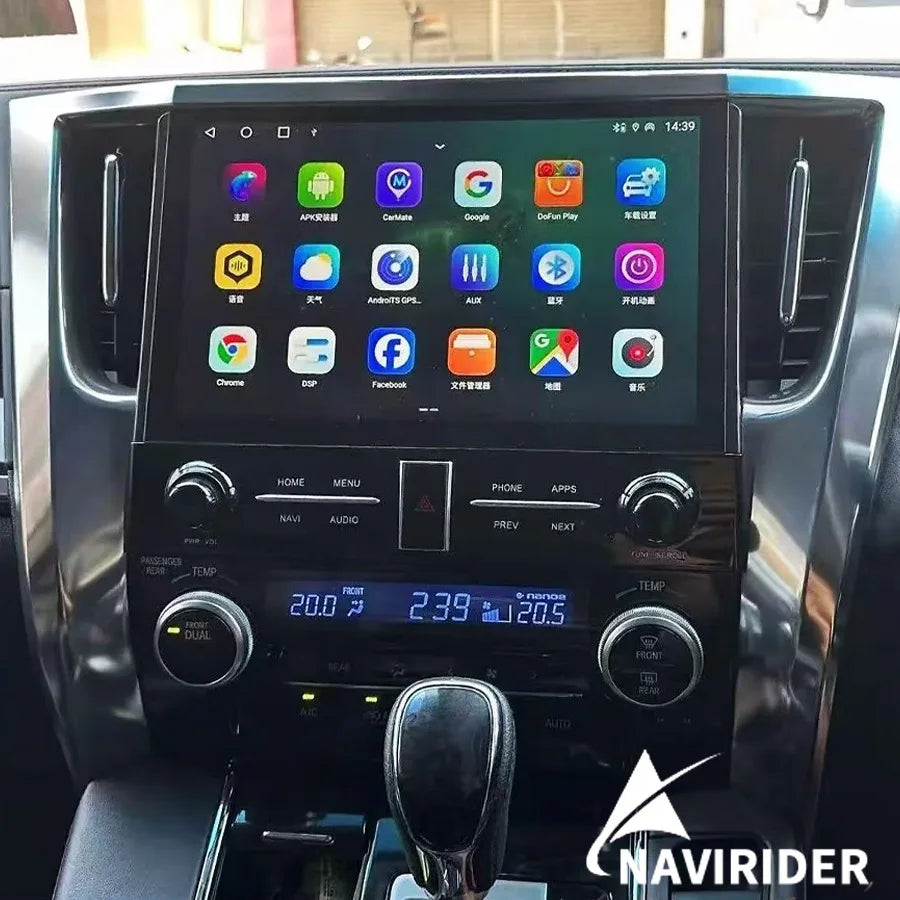 11.5inch Qled Screen Android14 Car Radio For Toyota Alphard 30 Series 2015-2019 Multimedia | AUTOKITSHOP
