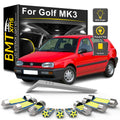 10-Piece LED Interior Light Kit for VW Volkswagen Golf 3 MK3 MKIII III - Canbus Error-Free Bulbs | AUTOKITSHOP