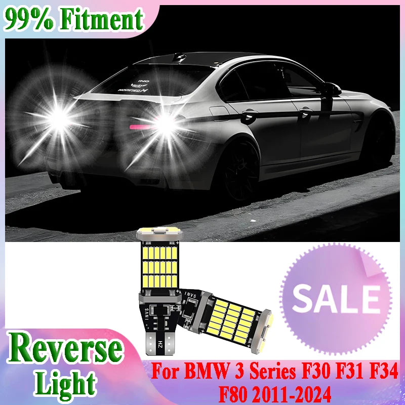 T15 W16W Car LED Reverse Light Bulb 6000K White CSP Chips For BMW 3 Series F30 F31 F34 F80