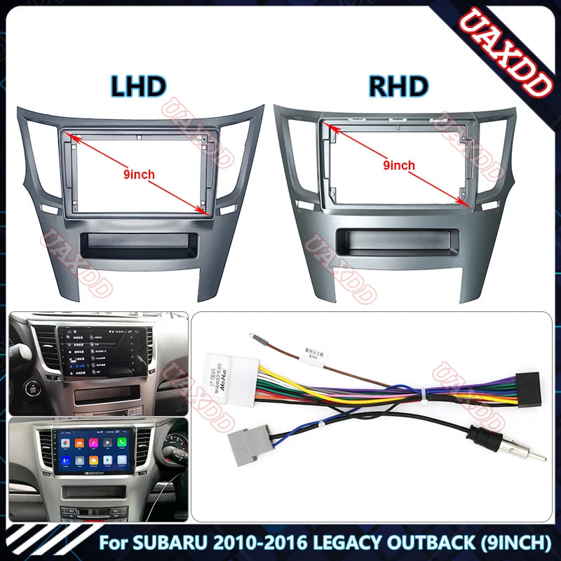 For SUBARU 2010-2016 LEGACY OUTBACK 9INCH Car Radio Android Stereo Audio Screen Multimedia