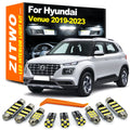 12Pcs Car Interior LED Bulb Kit For Hyundai Venue 2019 2020 2021 2022 2023 2024 2025 Dome Map Re - Canbus LED Car Light