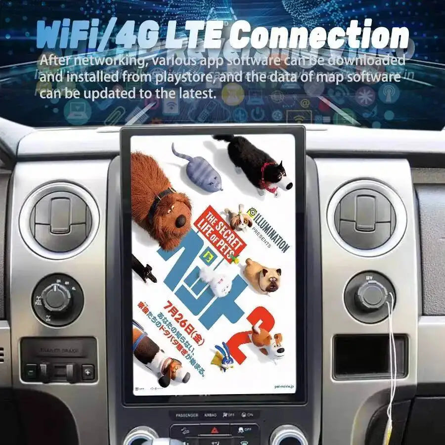 Auto Manual Screen 14" For Ford F150 F-150 F250 Raptor 2013-2014 Multimedia Video Car Radi | AUTOKITSHOP