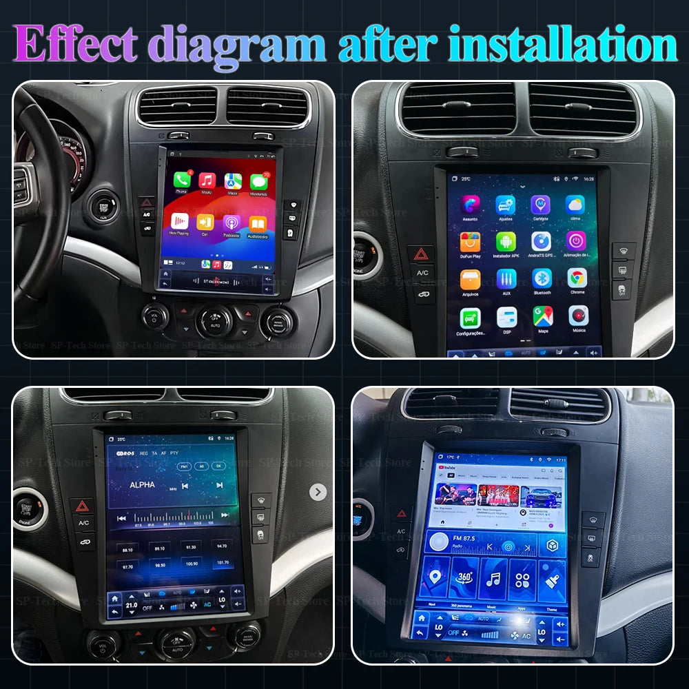 9.7 Inch For Dodge Journey Fiat Freemont 2012 2013 2014 Car Radio Android 16 Multimedia Vi | AUTOKITSHOP