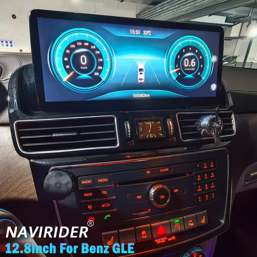 Head Unit Carplay DSP WIFI 4G For Mercedes Benz Gle NTG 4.5 2013-2015 12.8Inch Car Radio M