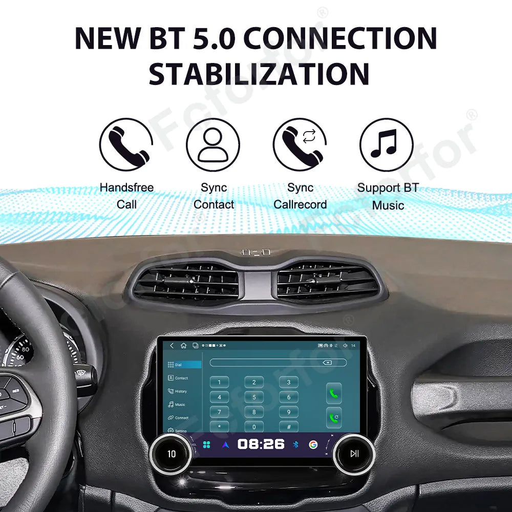 Premium HD Touch Screen Android 15 11.5 Inch Wireless CarPlay GPS Navigation Car Stereo He