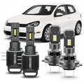BEVINSEE H15+H7 LED Headlight Bulbs for VW for Golf MK6 MK7 Polo 6R Tiguan MK1 Passat B7 f