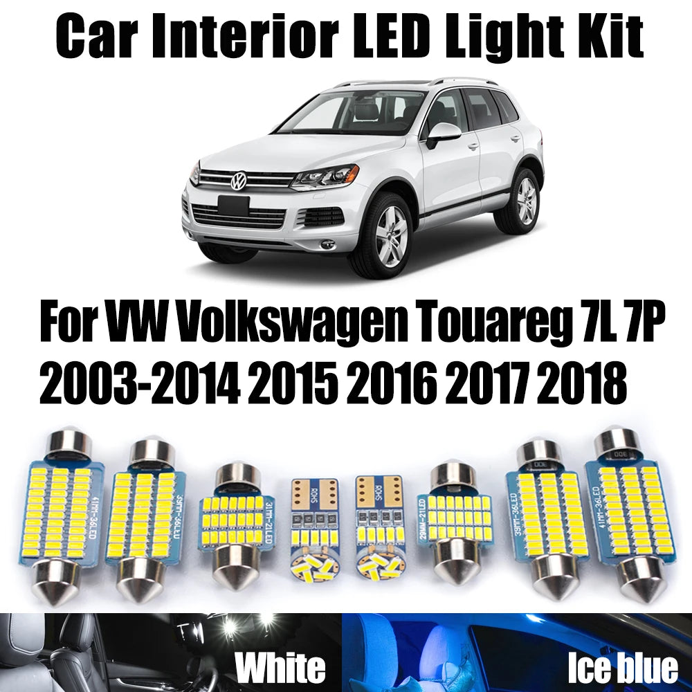 Canbus For VW Volkswagen Touareg 7L 7P 2003-2014 2015 2016 2017 2018 Accessories Car Bulbs