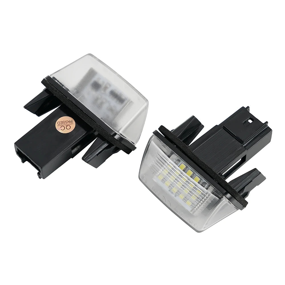 BEVINSEE 2pcs LED Licence Number Plate Lights For Citroen C5 01-08 C4 Grand Picasso 2006-2