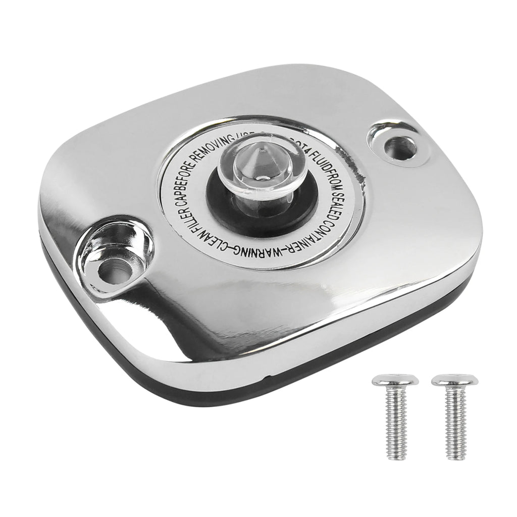 Front Brake Master Cylinder Cover Motorcycle For Harley Touring Road King Street Glide FLHR FLHT - Automotive LED Light