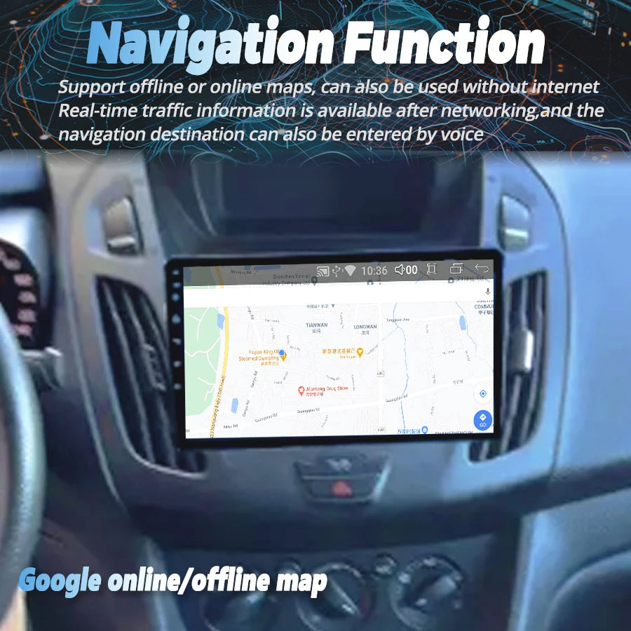 Radio Car Multimedia Video Player For Ford transit ransit Connect 2014-2015 Android GPS Ca