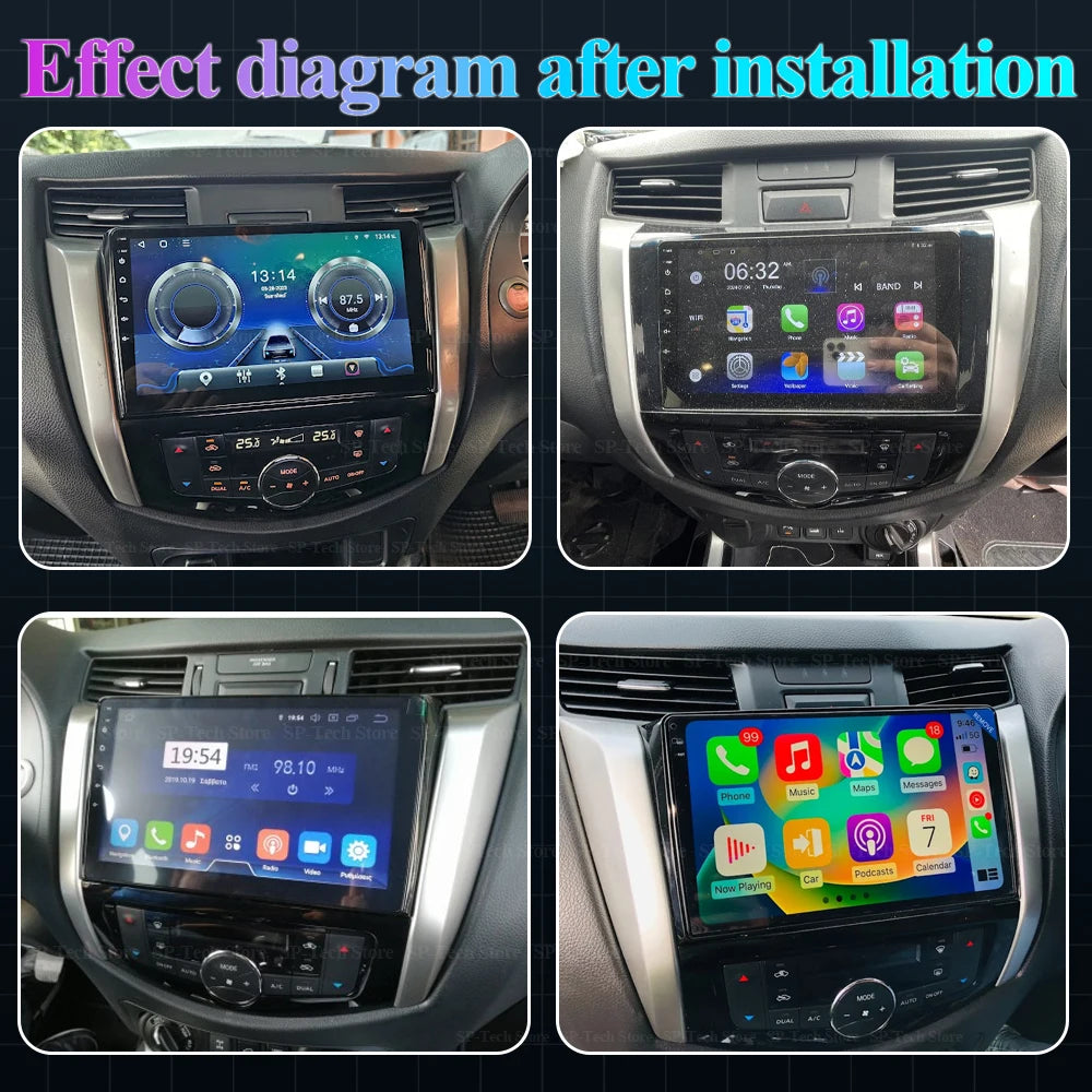 Android 16 Auto For Nissan Navara Frontier Np300 2015-2024 Car Radio Multimedia Video Play | AUTOKITSHOP
