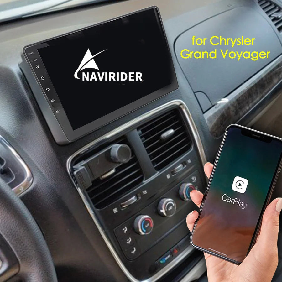 2Din Android 14 Car Radio For Chrysler Grand Voyager 5 2011 2015 For Dodge Grand Caravan 2